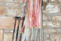 Locmaria statue St Laurent