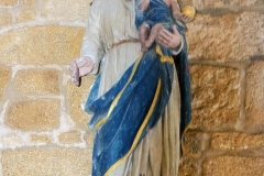 Locmaria statue Vierge à l'enfant