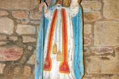 Chapelle St Gwénolé Langonnet statue St Moîse d'Ethoipie