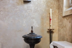 Langonnet fonts chapelle des baptismaux